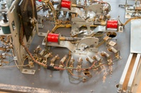 Image # 77442: Wisconsin Under Playfield - Detail - Rolldown Version 
(Serial number 3392.)