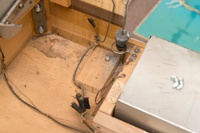 Image # 77449: Wisconsin Inside Cabinet - Detail - Rolldown Version 
(Serial number 3392.)