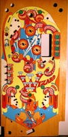 Image # 27237: Wizard! Blank Playfield 
(Double Bonus insert is green.)