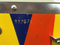 Image # 76314: World Beauties Cabinet - Serial Number 
(Serial number B12674 S.)