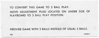 Image # 42299: World Fair Conversion Instructions for 3 Ball Play
