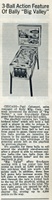 Image # 65831: Big Valley Cash Box New Game Anouncement 
(Cash Box, Jul-25-1970, page 65)