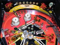 Image # 41570: Black Belt Upper Playfield - Plastics Removed