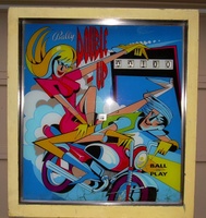Image # 38534: Double-Up Backglass 
(Serial number 1010.)