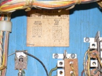 Image # 38548: Double-Up Game Adjustment Chart 
(Located in backbox. Serial number 1010.)