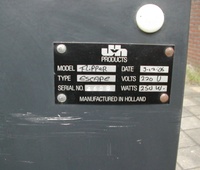 Image # 44714: Escape Manufacturer Plate 
(Serial number 4608.)