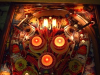 Image # 26876: Fire Mountain Illuminated Upper Playfield