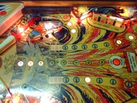 Image # 26877: Fire Mountain Illuminated Lower Playfield