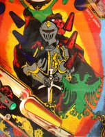 Image # 66706: Black Knight Playfield - Detail