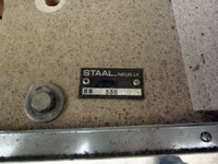 Image # 64450: Gun Men Backbox - Serial Number 
(This game has the modified playfield.)