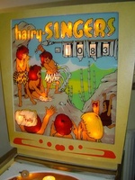 Image # 36625: hairy-SINGERS Illuminated Backglass