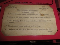 Image # 55046: Black Sheep Squadron Instruction Card