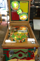 Image # 76860: Hits and Runs Illuminated Front View 
(The coin door is not original to this game.)