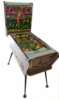 Image # 68680: Hockey Girl Cabinet - Full View 
(The legs shown here have been repainted and the original levelers were replaced. Serial number 619 22 18 5.)