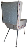 Image # 68681: Hockey Girl Cabinet - Rear View 
(The legs shown here have been repainted and the original levelers were replaced. Serial number 619 22 18 5.)