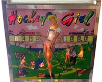 Image # 68671: Hockey Girl Illuminated Backglass 
(Serial number 619 22 18 5.)