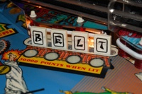 Image # 35868: Blackbelt Right Drop Target Bank 
(This is a regular production game.)