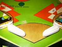 Image # 22463: Joker Flipper Area 
(Note Original Flippers Without Letters)