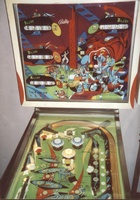 Image # 17850: Joker Early Production Machine 
(This game is serial number 1035, the 35th game produced. No discernable differences between this game and those made later in the production run.)