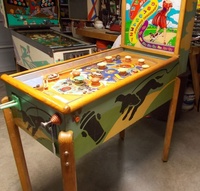 Image # 63550: Judy Cabinet - Right 
(The green coin slide is not original to this game. Serial number 3993.)