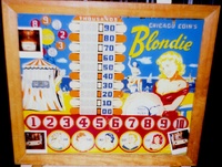 Image # 308: Blondie Backglass