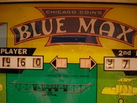 Image # 32415: Blue Max Backglass - Detail