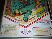 Image # 21368: Blue Note Lower Playfield 
(Serial number 02229.)