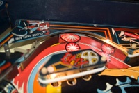 Image # 43312: BMX Early Production Playfield - Left Outlane Closed 
(Serial number EBMX1003.)