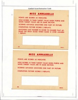 Image # 5332: Miss Annabelle Score Card