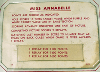 Image # 77073: Miss Annabelle Instruction and Score Cards