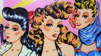 Image # 64215: Miss Universo (3 Ladies) Backglass - Detail