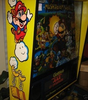 Image # 30033: Super Mario Bros. Mushroom World Backbox - Left