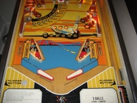 Image # 62170: Bon Voyage Early Production Lower Playfield 
(Serial number 1041.)