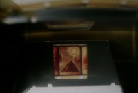Image # 56121: Magic Picture Pin Film Strip - Detail 
(The film image is seen reflected in a mirror.)