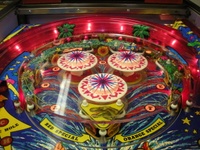 Image # 56460: Time Machine Upper Playfield 
(Serial number F/124.136.)