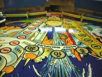 Image # 56466: Time Machine Lower Playfield 
(Serial number F/124.136.)