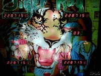 Image # 10049: Tiger Rag Illuminated Backglass