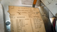 Image # 81005: Tiger Rag Inside Cabinet - Detail 
(Conversion serial number 4771. Source game serial number 4195.)
