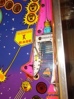 Image # 65543: World Defender Playfield - Detail 
(Serial number 6521.)