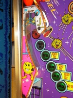 Image # 65544: World Defender Playfield - Detail 
(Serial number 6521.)