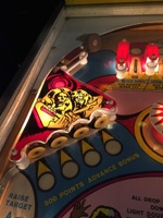 Image # 65836: Boogie Illuminated Playfield - Detail 
(Photographed at Pin-a-Go-Go 2015 in Dixon, California. )