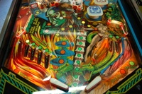 Image # 60151: Zira Illuminated Lower Playfield 
(Serial number 458.)