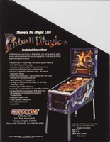 Image # 10751: Pinball Magic Flyer 1, Back