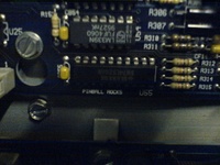 Image # 40603: Pinball Magic Driver Board - Detail 
('PINBALL ROCKS' is screen-printed onto the PCB.)