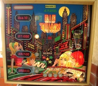 Image # 12186: Big Town Illuminated Backglass