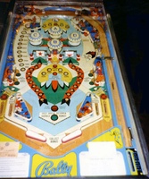 Image # 336: Bow and Arrow Playfield 
(The left spinning target has an incorrect design for this game.)