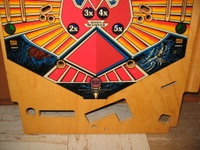 Image # 28692: Hot Fire Birds NOS Lower Playfield