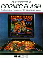 Image # 3535: Cosmic Flash Export Flyer - Front 
(NSM-Lions was the name used for worldwide advertising.)