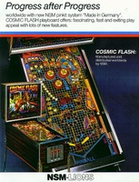 Image # 3536: Cosmic Flash Export Flyer - Back 
(NSM-Lions was the name used for worldwide advertising.)