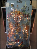 Image # 17245: Cosmic Flash Under Playfield 
(Missing right flipper coil.)